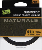 Fox Submerge Naturals Sinking Braid - 600m - dé KarperCentrale
